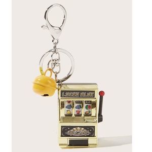 New Toy Slot Casino Keychain Purse Charm Vegas Gamble Stocking Stuffer Gift